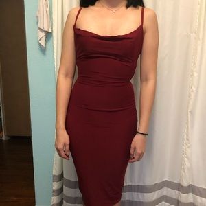 Cowl Neck Slinky Dress 🆕✨